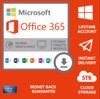 Office 365 2019 Account For all Languages Works on 5 Devices + 5TB OneDrive Storage Microsoft /lifetime Account