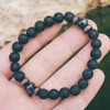 Moonstone Lava Bracelet