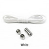 Elastic No Tie Shoelaces with Metal Lock Round End