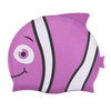 Kids fish Swimming Caps Boys Girls Silicone Waterproof Ear Protect Children Swim Pool cap Cartoon Diving hat Dropshipping