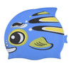 Kids fish Swimming Caps Boys Girls Silicone Waterproof Ear Protect Children Swim Pool cap Cartoon Diving hat Dropshipping
