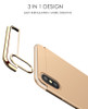 Apple iphone X 10 Case Armor Ultra Thin Gold Black Case for iphone X cases plating Luxury Cover Accessories