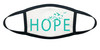 100% COTTON MADE IN THE USA HOPE WHITE FACE MASK