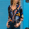 2020 New Fashion Print Women Blouses