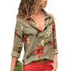 2020 New Fashion Print Women Blouses