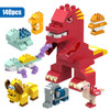 117-257PCS Duploed Series City DIY Building Blocks Creative Animals Dinosaurs Elephant Big Particle Figures Bricks Children Toys