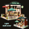 Toys For Children  Doll House Miniature DIY Dollhouse With Furnitures Wooden House Waiting Time Girls Birthday Gift C006