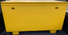 Tool storage job site box yellow color 48Lx24Wx24H