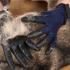 Pet Deshedding Grooming Gloves