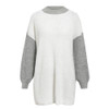 Turtleneck  Color Block Knitted Pullover Sweaters