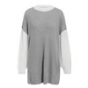 Turtleneck  Color Block Knitted Pullover Sweaters