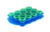 Ice Shots - Set of 12 Ice Mold Shot Glasses With Serving Tray - Just Freeze Pour and Serve Up Your Ice Cold Shots