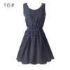 Fashion Women Sexy Chiffon Beach Dress Sleeveless Summer Sundress Floral Tank Dresses 20 Colors