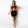 Zoctuo 2019 New Women Sexy Bodycon Club Dress Strapless One Shoulder Hollow Out Backless Mini Party Dresses Bandage Vestidos Zoctuo 2019 New Women Sexy Bodycon Club Dress Strapless One Shoulder Hollow Out Backless Mini Party Dresses Bandage Vestidos