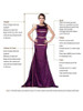 champagne tulle lace long prom dress boho lace wedding  dress