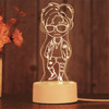 LED light creative 3D LED night light table lamp children bedroom decoration Christmas gift decoration home