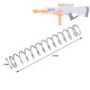 Worker MOD Upgrade Spring 1.8  Coil Metal Silver for Nerf Ultra Pharaoh Blaster Toy