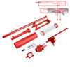 Worker Mod Short Darts Upgrade Kit Metal Red for Nerf LongShot CS-12 Modify Toy