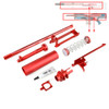 Worker Mod Short Darts Upgrade Kit Metal Red for Nerf LongShot CS-12 Modify Toy
