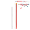 Worker Mod Short Darts Upgrade Kit Metal Red for Nerf LongShot CS-12 Modify Toy