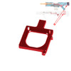 Worker Mod Short Darts Upgrade Kit Metal Red for Nerf LongShot CS-12 Modify Toy