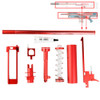 Worker Mod Short Darts Upgrade Kit Metal Red for Nerf LongShot CS-12 Modify Toy