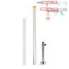 Worker Mod Short Darts Upgrade Kit Metal Silver for Nerf LongShot CS-12 Modify Toy