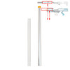 Worker Mod Short Darts Upgrade Kit Metal Silver for Nerf LongShot CS-12 Modify Toy