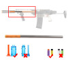 Worker Mod 312mm Aluminum Alloy Tube for Nerf Retaliator Worker Prophecy Power Short Dart Set