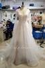 onlybridals Boho Wedding Dress Puff Long Sleeves A-Line Appliques Floor Length real wedding dress