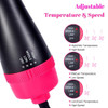 Blower Brush Hair Professional Hair Dryer Brush Salon Blow Dryer Hot Air Brush Hair Straightener Curler Comb One Step Hair Dryer