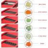 Vegetable Slicer Grater Mandoline skin peeler
 scissors
 many
purpose Carrot Onion Fruit Tools Kitchen add-ons