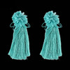 Bohemian Ethnic thread Fringe  Big Beads Statement Party hang Drop Earrings
