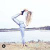 Gauze Pattern design Sporting  Jogging flexible Slender Leggings