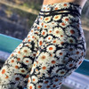 Gauze Pattern design Sporting  Jogging flexible Slender Leggings