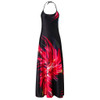 Summer Fall Boho Floral Women Elegant Plus Size Maxi Dress