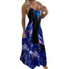 Summer Fall Boho Floral Women Elegant Plus Size Maxi Dress