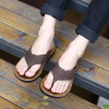 New Shoes Men Slippers Genuine Leather Beach Slippers Mens Flip Flop Sandals Summer Men Shoes Male Flip Flops A673