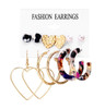 Set Acrylic Earrings For Women Bohemian Earrings Big Dangle Drop Earring