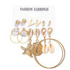 Set Acrylic Earrings For Women Bohemian Earrings Big Dangle Drop Earring