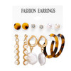 Set Acrylic Earrings For Women Bohemian Earrings Big Dangle Drop Earring