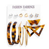 Set Acrylic Earrings For Women Bohemian Earrings Big Dangle Drop Earring