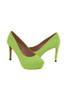 Talons hauts pour femmes vert citron