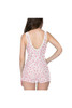 Maillot de bain une pièce classique léopard rose