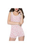 Maillot de bain une pièce classique léopard rose