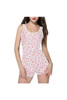 Maillot de bain une pièce classique léopard rose