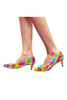 Escarpins à talons bas à bout pointu Fiesta Time pour femmes