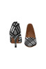 Plaid Planner Escarpins à talons bas à bout pointu pour femmes
