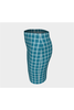 Jupe ajustée bleue Tattersall