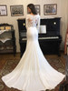 onlybridals  Mermaid wedding dress Long sleeve Dubai Wedding Bride Dress Soft Satin Wedding Gowns Vestido